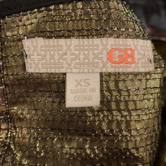 Gianni Bini metallic sleeveless top, XS. NWT - Picture 3 of 6